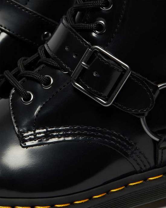 Botas Negras Dr. Martens 1460 Harness Hombre Negros MX-45198